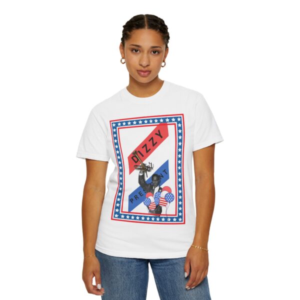 Dizzy Gillespie for President Unisex T-shirt - Image 4