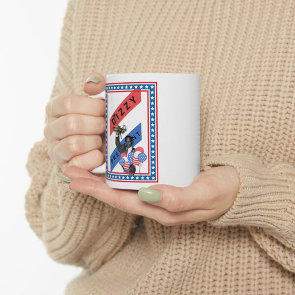 Ceramic Mug - Dizzy Gillespie for President - Image 9